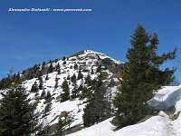 Salita da Clusone-S. Lucio al Pizzo Formico il 23 marzo 09  - FOTOGALLERY